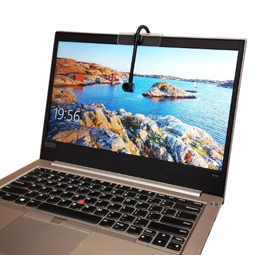 Dpofirs Web Camera for Laptop, 2MP Conference Camera, USB Center Webcam for Eye Plug and Play Auto Focus Middle Screen Webcam with Built in Microphone for PC Laptop