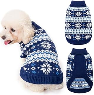KOOLTAIL Turtleneck Dog Jumper, Soft Sweater Coat, Warm & Comfortable Dog Knit Winter Clothes Outfit