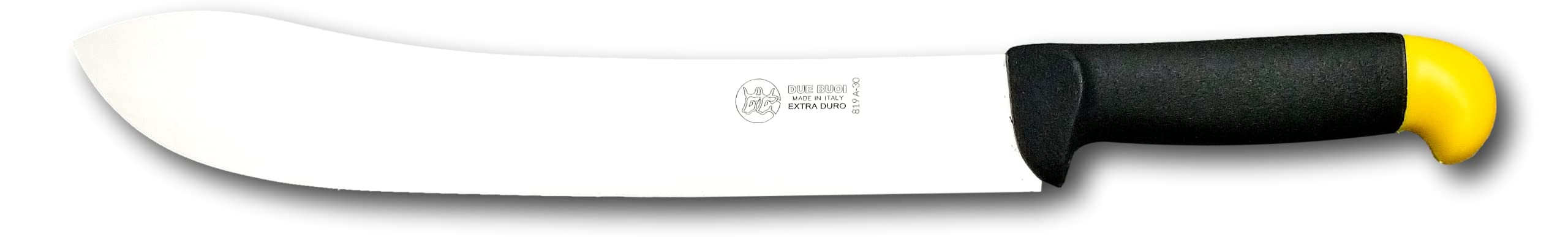 DUE BUOI COLTELLO 819A MEP/30 - MACELLAIO AMERICANO O SCIMITARRA CON LAMA LUNGA MM 300 E LARGA MM 40