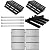Grillflame Genesis E-330 with Sear Burner Grill Grates Flavorizer Bars Burners Grill Parts for Weber Genesis 4 Burner with Sear Grill Replacement Parts Genesis 330 S-330 E-310 S-310 E-320 7524 Grates