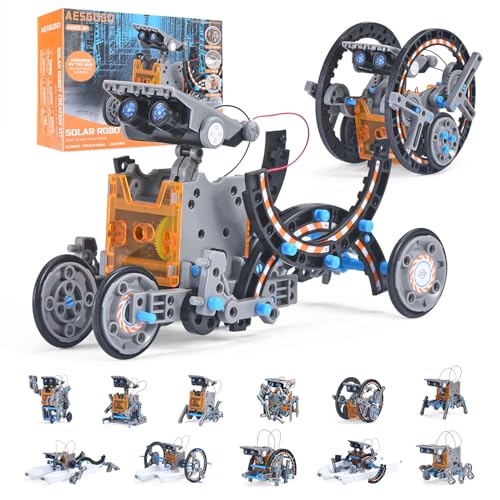 AESGOGO 12-in-1 Solar Robot Kit