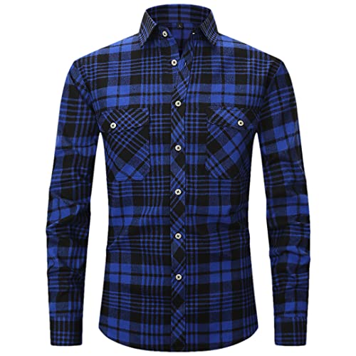 Chemise à carreaux Niiyyjj M502 finie l'allure stricte au bureau en taille S