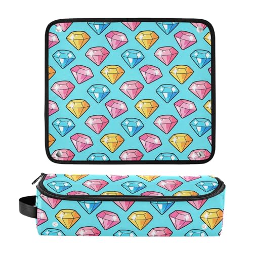 Bolsa de viaje para herramientas de cabello con tapete removible resistente al calor, organizador impermeable para plancha, rizadora, secador y otros accesorios, ideal para mujeres viajeras miniatura 3
