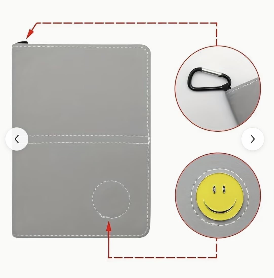 Generisch Personalisiertes Golf Geschenkset – Divot Tool, Balltasche, Scorecard (Grau)