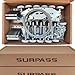 Surpass Garage Door Hardware Kit Roller/Hinge/Top Bracket/Wire Rope (for 8' Height Garage Doors)