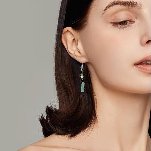 Miniatura 5 de SUPERFINDINGS 24 colgantes de piedras preciosas naturales de 12 colores envueltos en alambre de latón colorido columna joyería piedra cristal