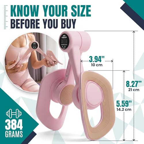 Image of Smart Thigh Master | Rotatable Pelvic Floor Exercise Devices for Women and Men with Auto-Counter Display | Inner Thigh Exerciser for Women, Kegel Trainer for Butt, Arm & Leg Workouts