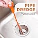 Drain Snake Drain Clog Remover Tool 4 Pack 20 Inch Flexible Hair Removal for Sink Shower Tub and Toilet with Grip Handle Easy Use Kitchen Bathroom Pipe Cleaner- AsonTao