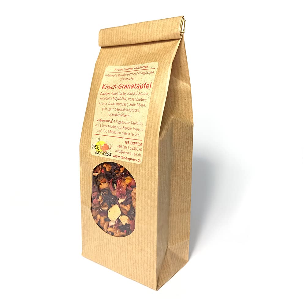 Tee-Express "Kirsch-Granatapfel" Früchtetee mit Kirsch-Granatapfel-Geschmack - loser Tee (1000g)