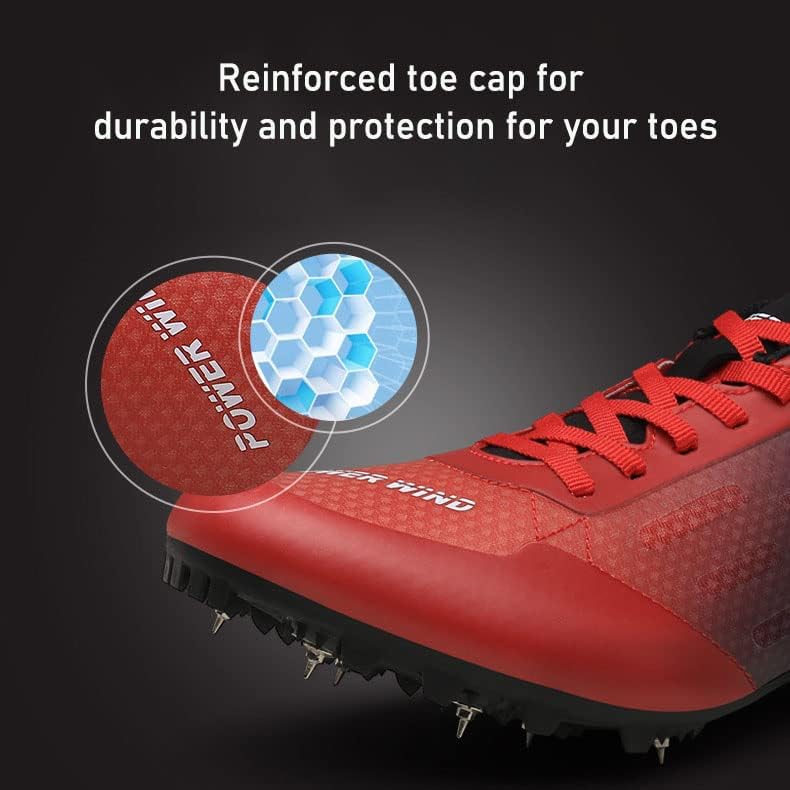 Men Women Track and Field Shoes Spikes Running Racing Trainers Fashion Sprinting Training Athletic Sneakers Boys Girls
