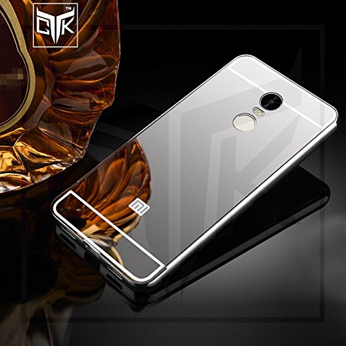 TheGiftKart Mirror Back Cover Case for Redmi Note 4 (Silver)