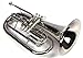 Advanced Monel Pistons Marching Baritone Key of Bb w/Case & Mouthpiece-Nickel Plated Finish