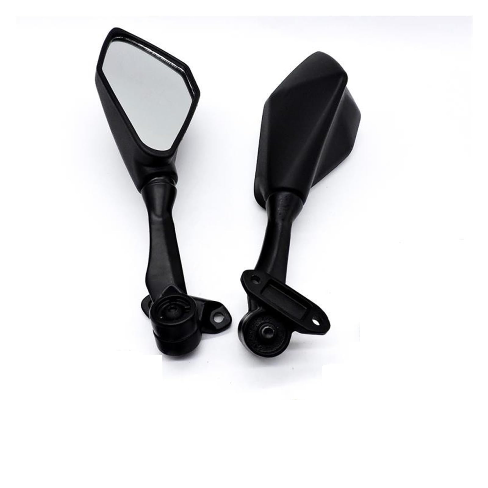 Rétroviseurs Moto Guidon Rétroviseurs Pliables Et Réglables pour Moto, Rétroviseur Vélo Sport pour Ninja125 250 300 400 650 1000 H2 pour H2R pour ZX6R Miroirs Guidon Moto