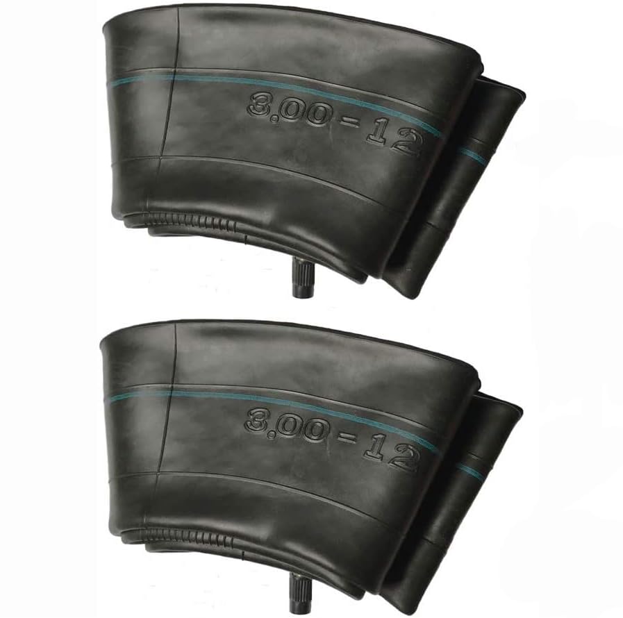SOOGE (2 pack) 3.0-12 Inner Tube for 90cc 110cc 125cc Pit Dirt Bike Honda Crf50 Xr50 Crf70 Xr70 Kawasaki Klx 110 Suzuki Drz 110 Yamaha Ttr 90 12 inch Inner tube
