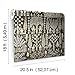 RoomMates RMK12371PL Black Persian Ikat Peel and Stick Wallpaper, 20.5 in x 18 ft