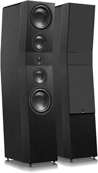 SVS Pair of Ultra Evolution Pinnacle Tower Speakers with 8 Inch Quand Woofers in Black Oak