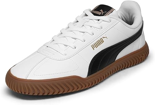 Puma Baskets Club KAYZER Unisexes, Blanc et Noir, 38 EU, Puma White Puma Black, 