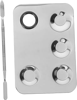 Makeup Palette Set Stainless Steel Mixing Pla...