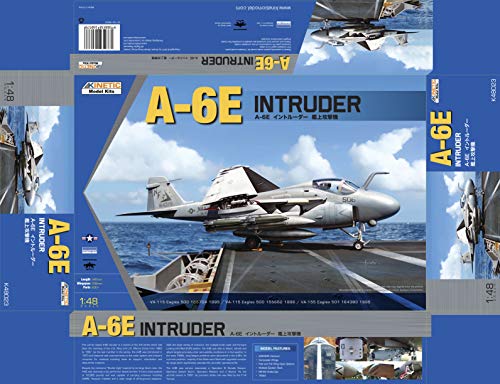 キネティック 1/48 アメリカ海軍 A-6A/Eイントルーダー コンポジットウイング プラモデル KNE48023のサムネイル