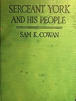 Sergeant York ( And His People), S. Cowans, 1922 B0023X1QSC Book Cover