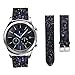Moonooda Glitter Watch Bands Compatible with Samsung Galaxy Watch 46mm or S3 Frontier Classic Watch Band Bling Quick Release 22mm Strap Replacement for SamSung Galaxy Gear S4 Watch Black