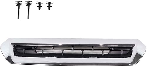 Miniatura 4 de Hood Air Ve-nt para GMC Sierra 2500 HD 3500 HD 2017-2019 (cromo negro)