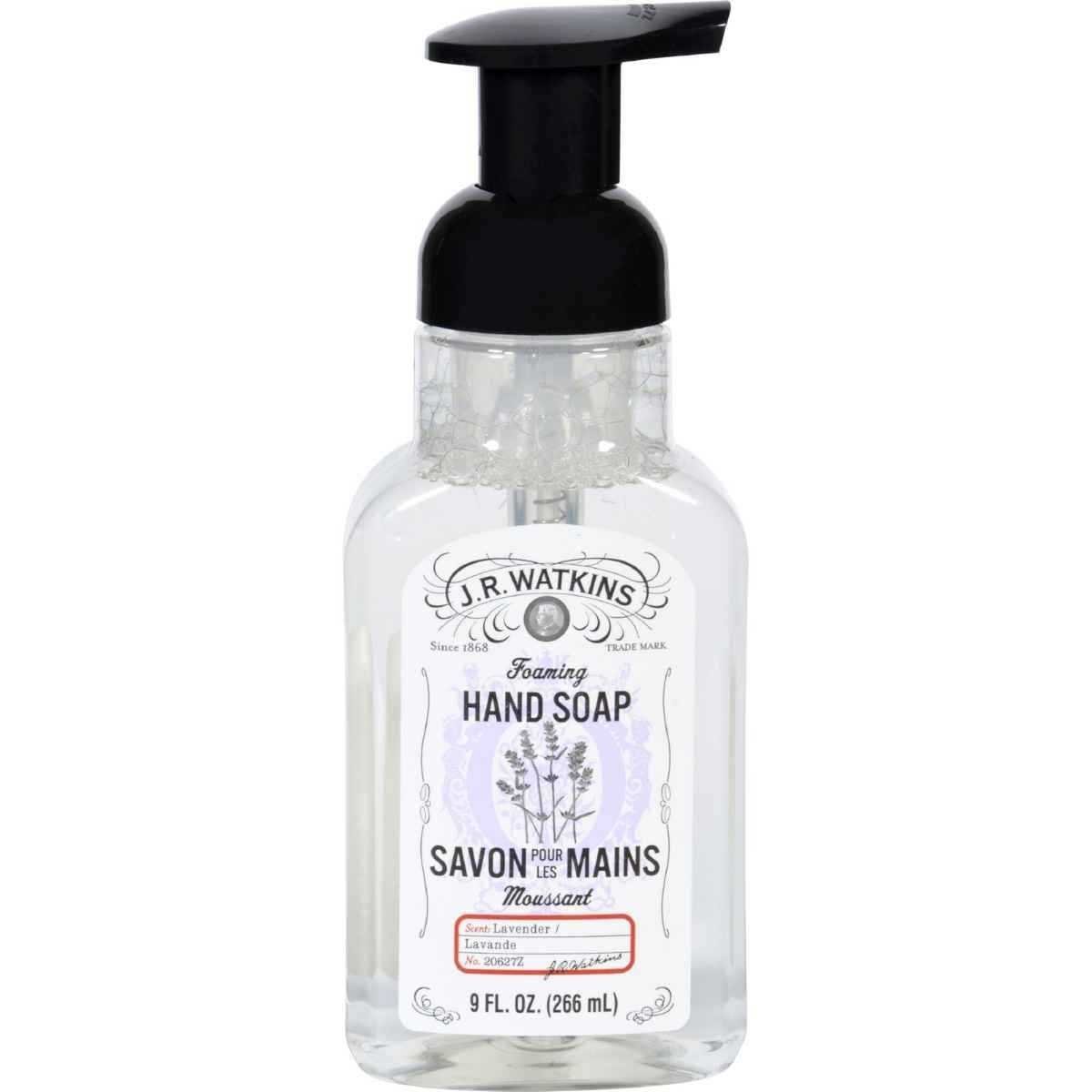 JR Watkins Lavender Foaming Hand Soap 9 Ounce- 6 Pack