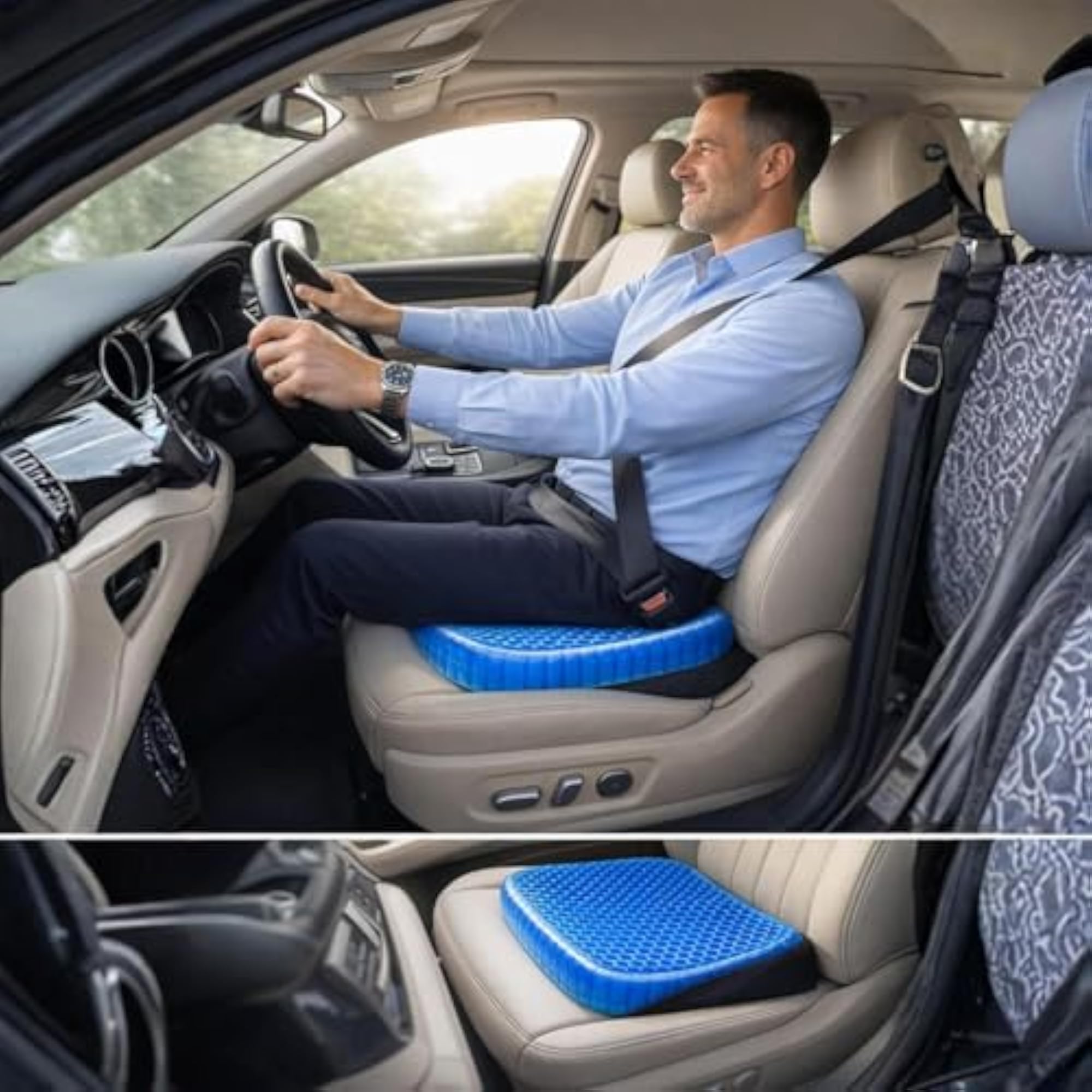 Ultra-Soft Jelly Gel Seat Cushion for Comfort