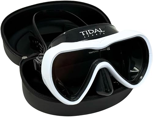 Vista 7 de Máscara Tidal - Máscara de Buceo Anti-Vaho Avanzada para Buceo, Esnórquel, Buceo Libre y Natación. Lente Única de Vidrio Templado de Ángulo Amplio.