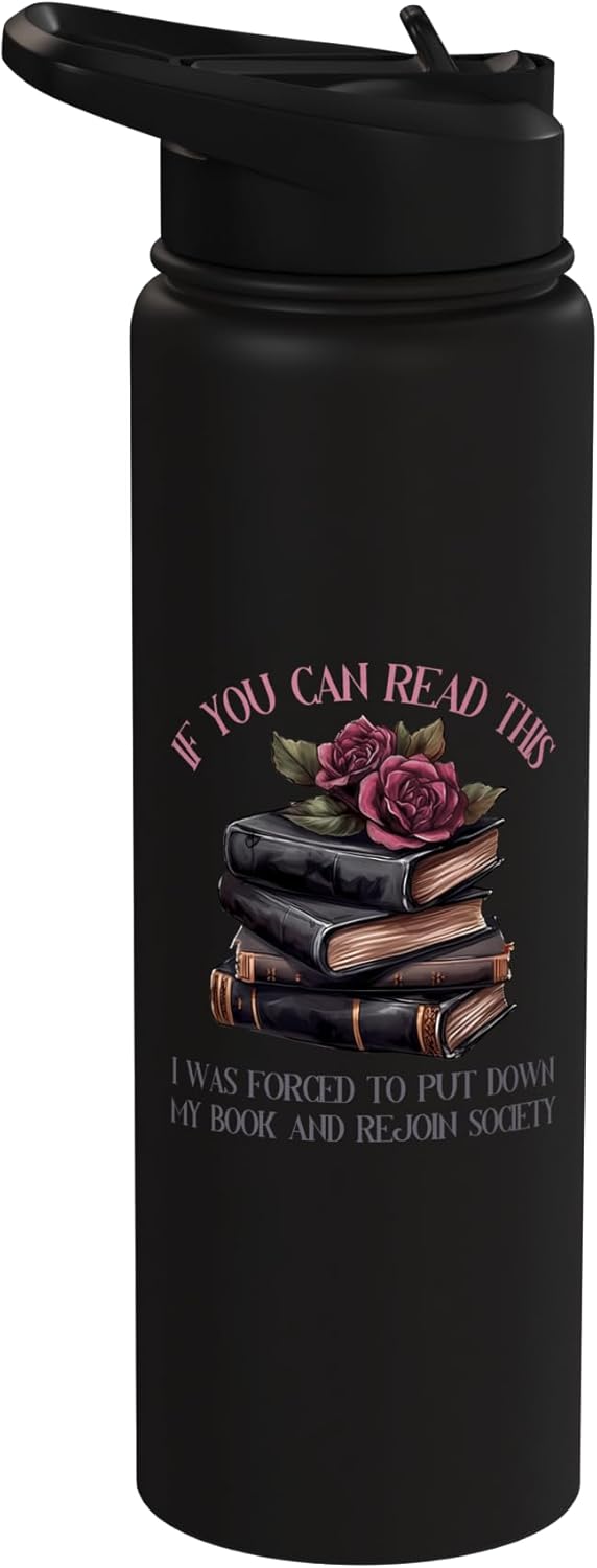 Spicy Book Lover If You Can Read This Put Down My Books For Stainless Steel Insulated Water Bottle