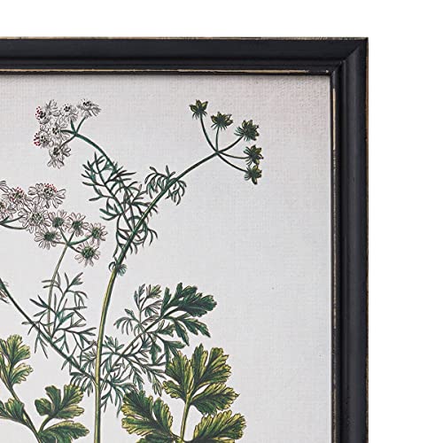 Nelony Herbs Kitchen Wall Art Prints Decor, Vintage Framed Botanical Art, 4 Pcs 10"X14" Farmhouse Wall Decor For Kitchen, Dinning Room, Living Room (Set 1) #TOP3