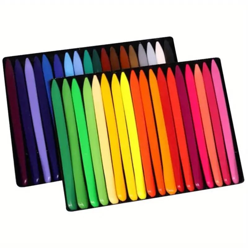 Hofbrucker 12 Matite Colorate A Cera Di Soia Naturale - Vegane E Atossiche Per Bambini Da 1 Anno