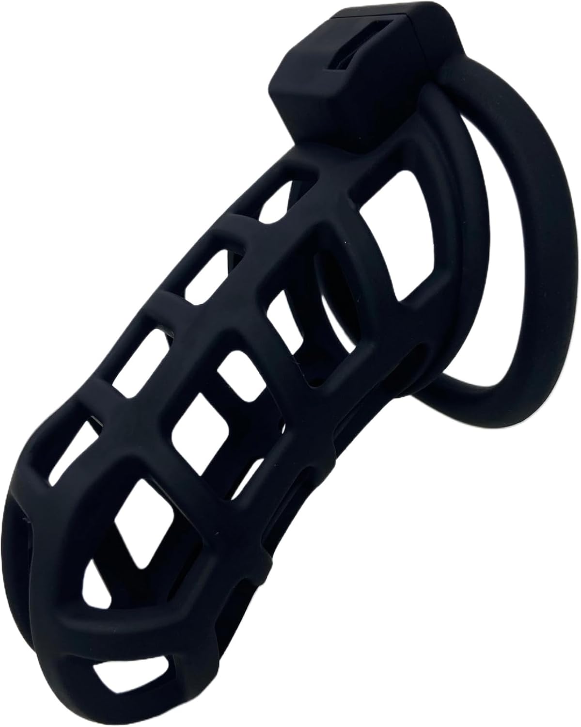 Male Chastity Device Cock Cage Lightweight Entry Level CB Lock Penis Cage BDSM Bondage Restraint Sex Toy Penis Exercise Prevent Erection Virginity for Men (XL) - Amazon product rated Grade C