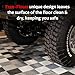 Big Floors RaceDeck Free-Flow Interlocking Garage Flooring Tiles, Non-Slip, Self-Draining, Heavy-Duty, High-Impact Copolymer, Easy Install (Black, 48 Pack of 12 x 12