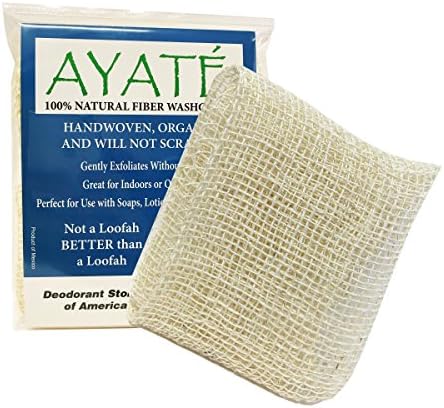 Ayate Wash Cloth - 100% Natural Fibers - Exfoliate and Renew Your Skin