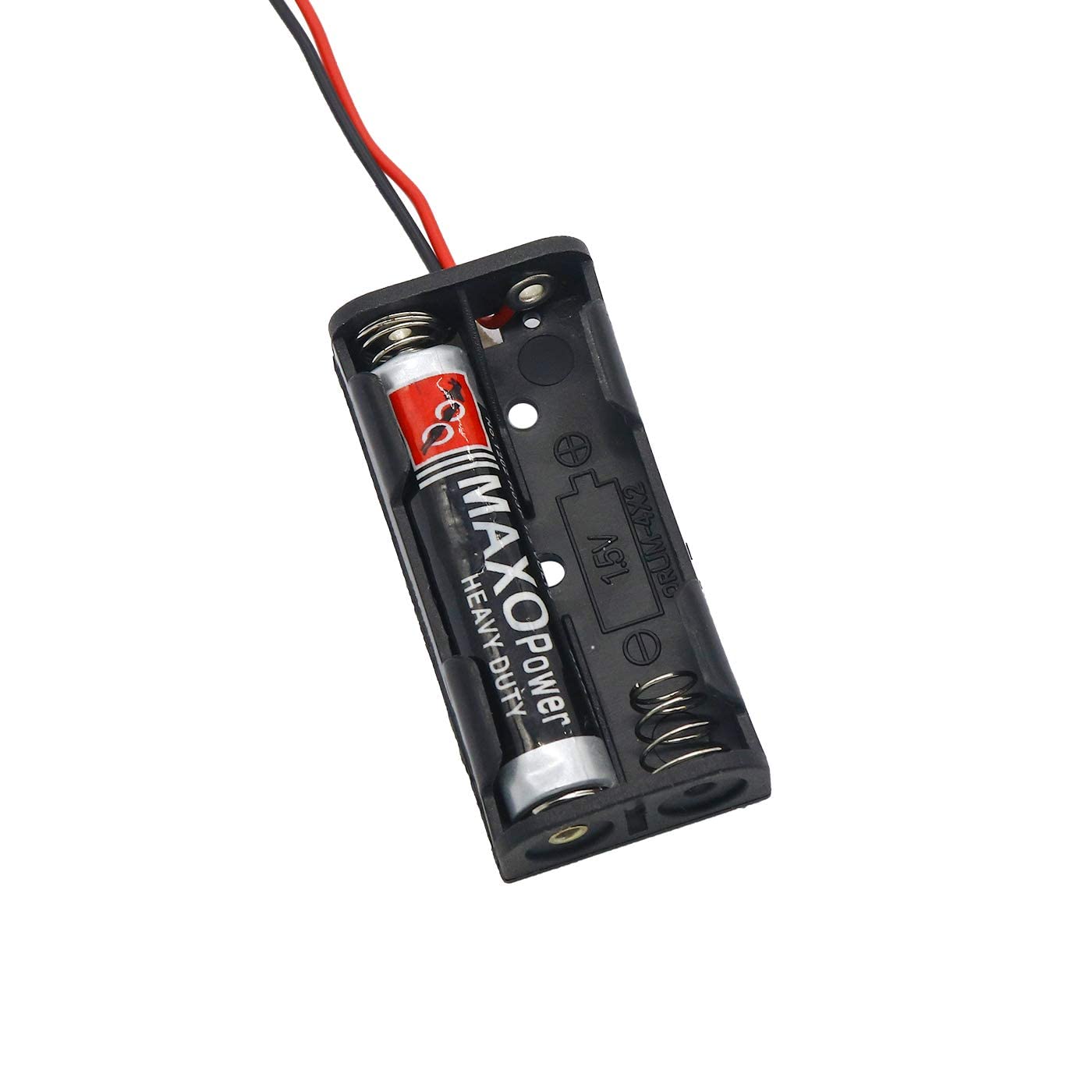 UNIVERSAL HUB 5 Pcs AAA Battery Holder 2 Slot with 3V Output & Wire Leads for DIY Projects 2