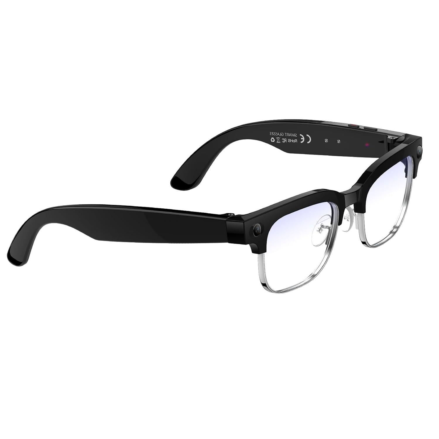 Smart Glasses with Camera Video 1080P HD 2K Photo POV AI Camera Glasses Wearable Video Recording Glasses Hands-Free