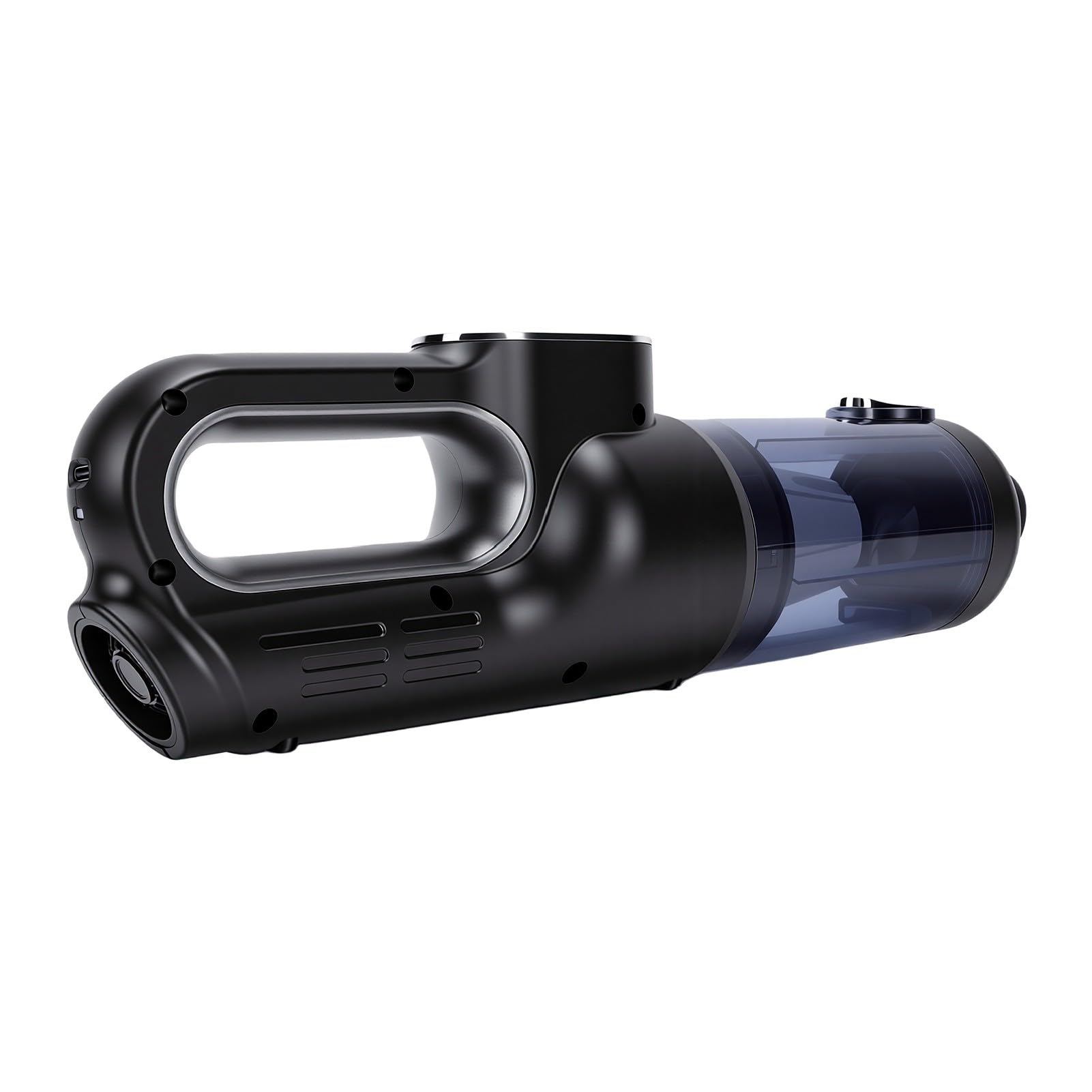 Aspiradora de Mano Inalámbrica para Coche, Aspiradora Mano Portátil con Luz LED y Pantalla LCD, Mini Aire Coche, Motor sin Escobillas para el Hogar, Pelo Mascotas (Gray)