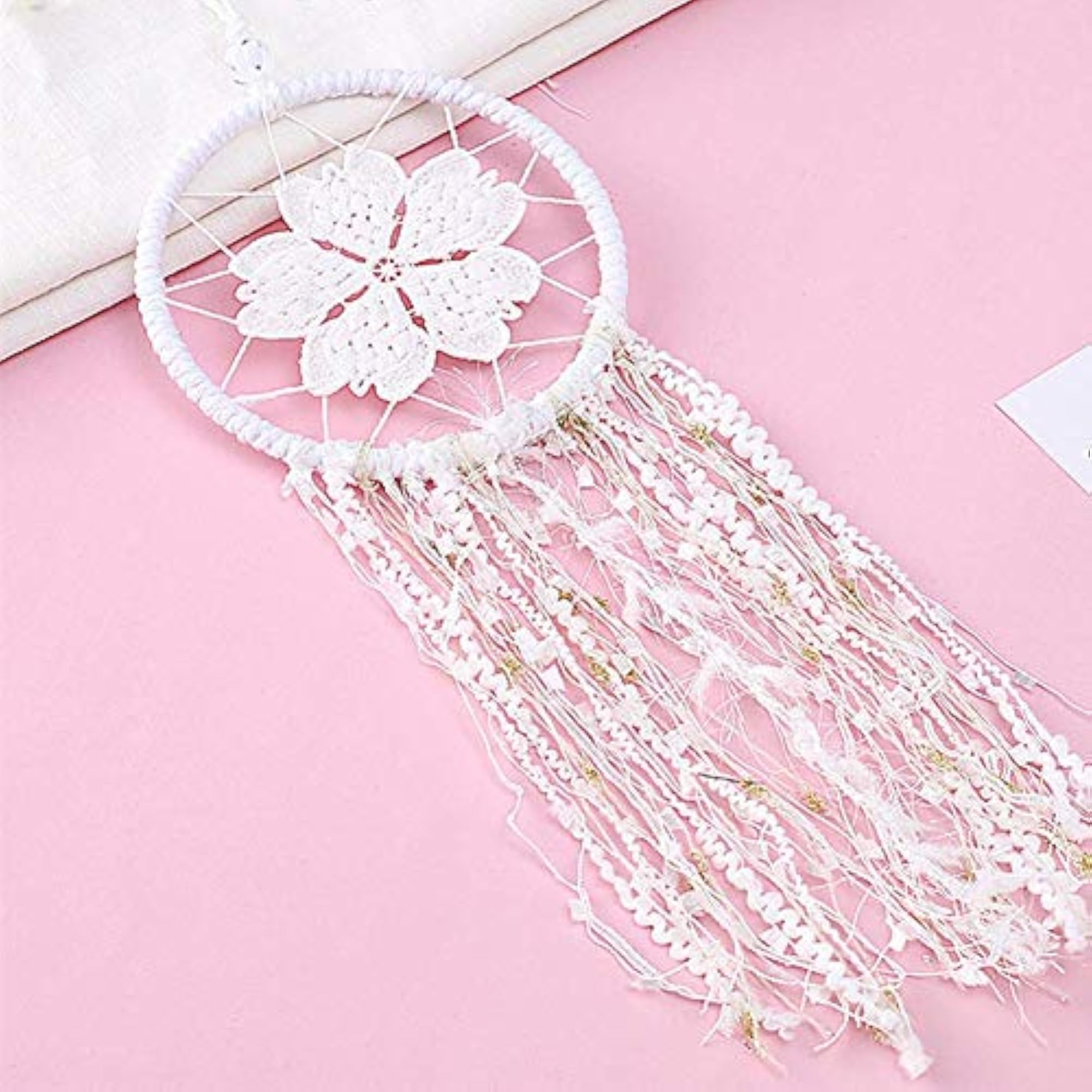 Large Dream Catcher Wall Hanging for Car, Macrame Kit