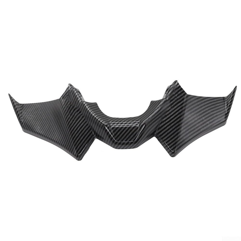 Déflecteur d'aileron avant pour moto MT-07 SP 2021 2022 2023 - Kit de carrosserie aérodynamique - Matériau ABS - Accessoires de course - Aspect carbone noir