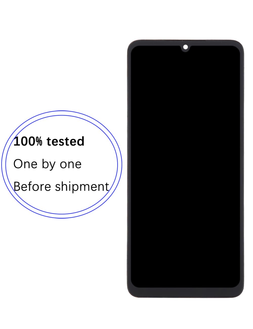 Schermo LCD di ricambio per Samsung Galaxy A05, schermo display A055F A055M touch digitizer assembly kit di riparazione (nero con cornice)