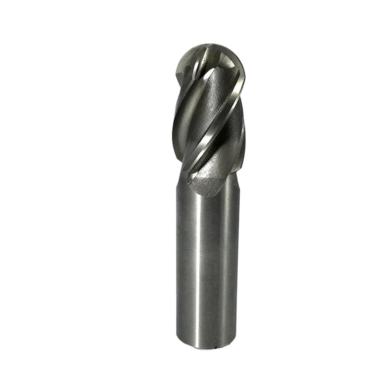 Fresa de punta bola mecanizado metal CNC con 4 canales de alta resistencia estructural R10