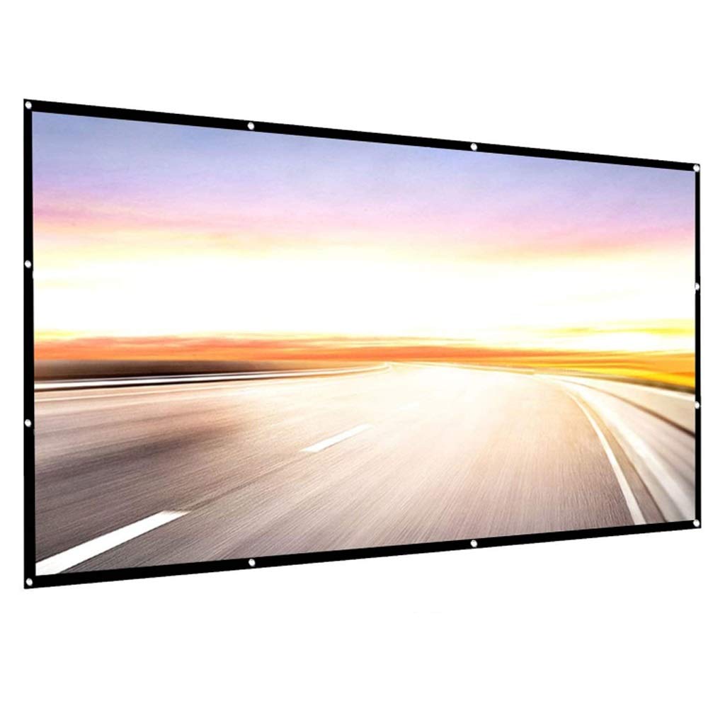 XBTGS Projektor-Leinwand 150 Zoll 16:9 Faltbare Anti-Falten Tragbare Projektion Filme Home Outdoor Büro