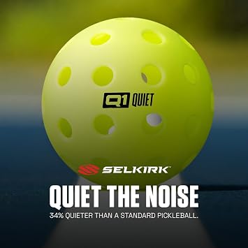 Selkirk Sport Q1 Quiet Pickleball Balls | 3/12/100 Pack Pickle Ball Set