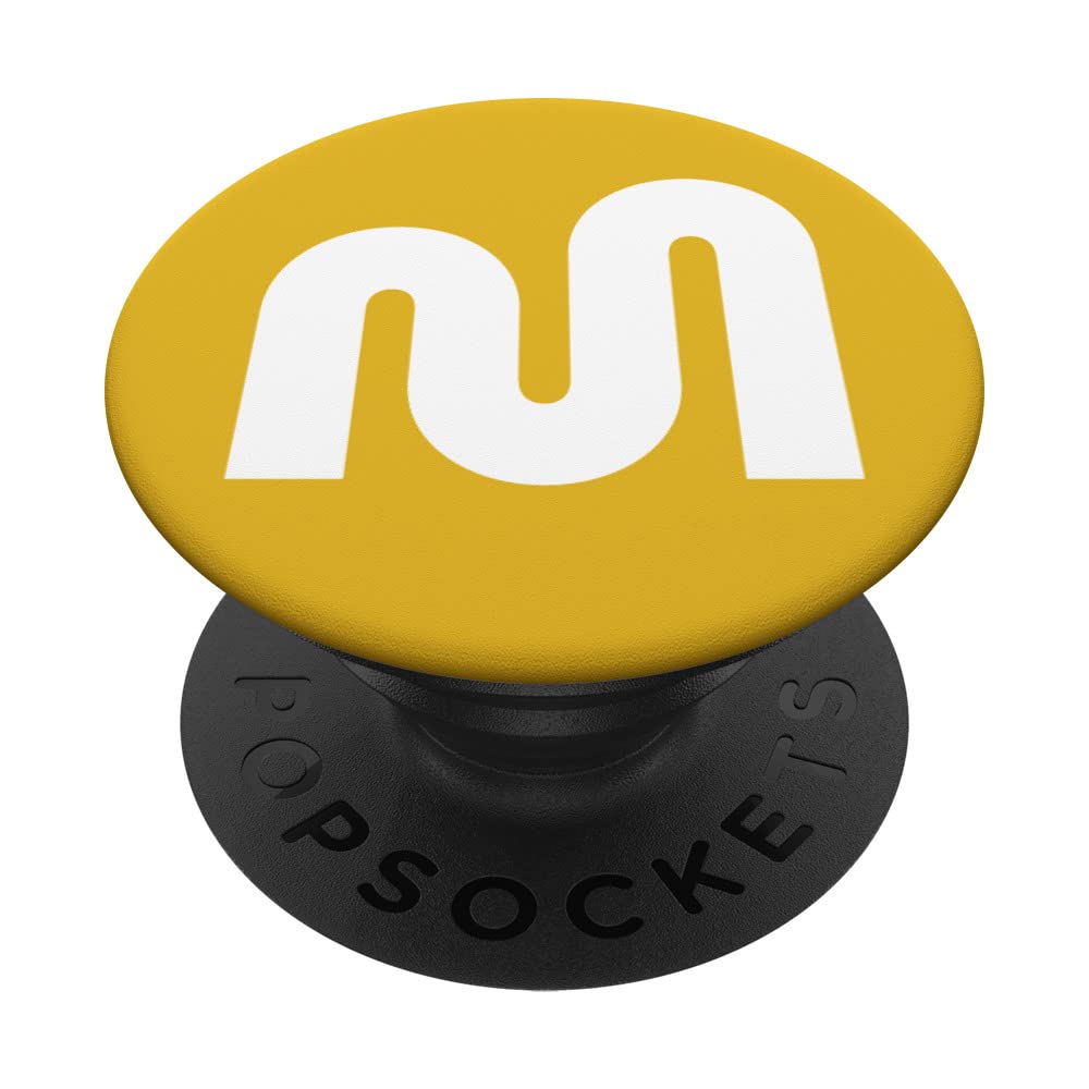 Mythical Logo (Mustard/White) PopSockets Swappable PopGrip