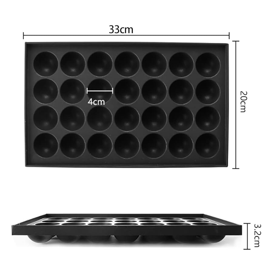 きょこ✨️たこ焼き器 28穴 28個 Amazon | Oikabio 28穴4Cmたこ焼きホットプレート家庭でのノン