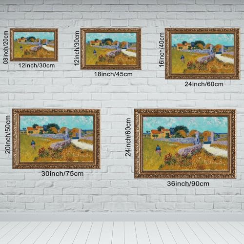 Impression sur toile Van Gogh Provence 50x75 cm pour décoration murale - 2
