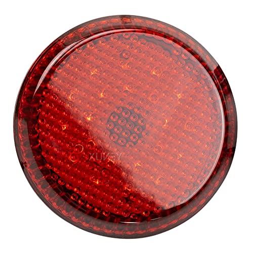 2 Peças Lâmpada De Aviso Led Cauda Traseira Refletor De Freio Redondo Luz De Freio Para Nissan Qashq