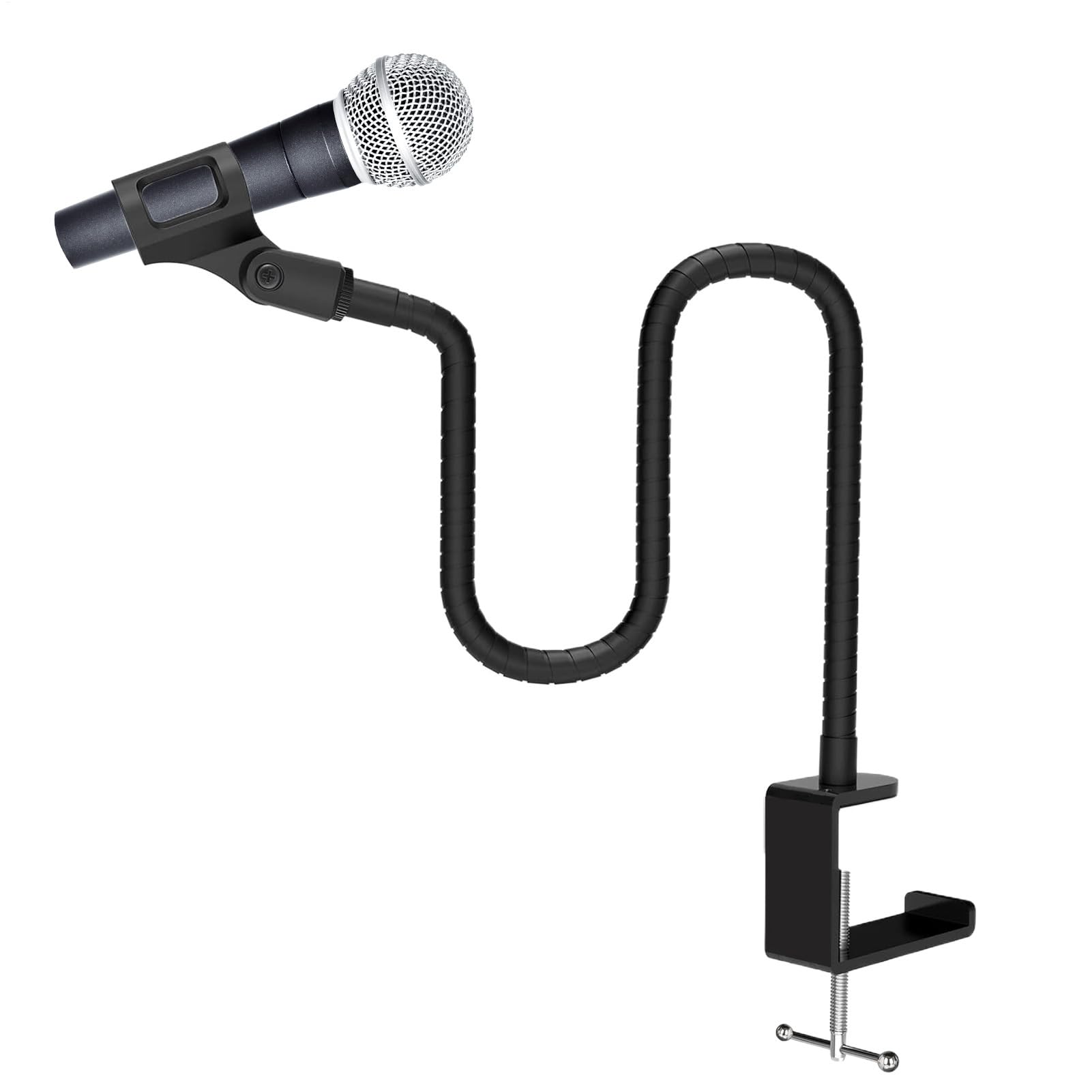 Support de bureau pour microphone pour diffusion en direct et chant chez soi - 8