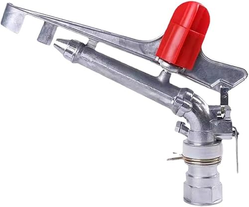 ALINREDBX Pistola rociadora de riego agrícola de 1.5 pulgadas, pistola de riego de área grande de 360, rociador de riego para jardín, granja,